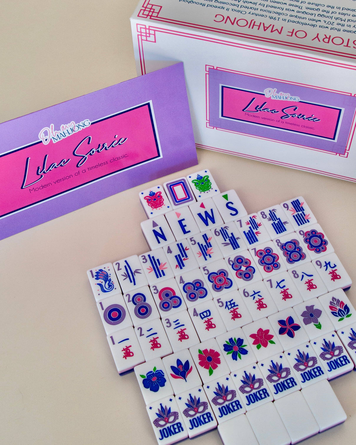 Mahjong Tiles 2.0 | Lilac Soiree | Oh My Mahjong