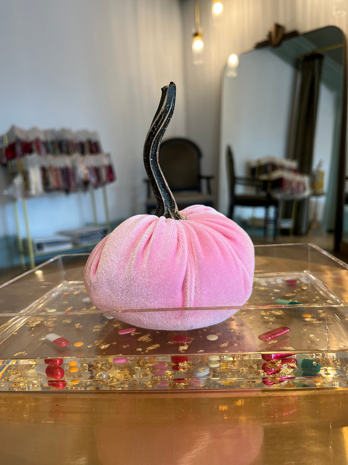 Velvet Pumpkin | Acrylic Stem | Manor