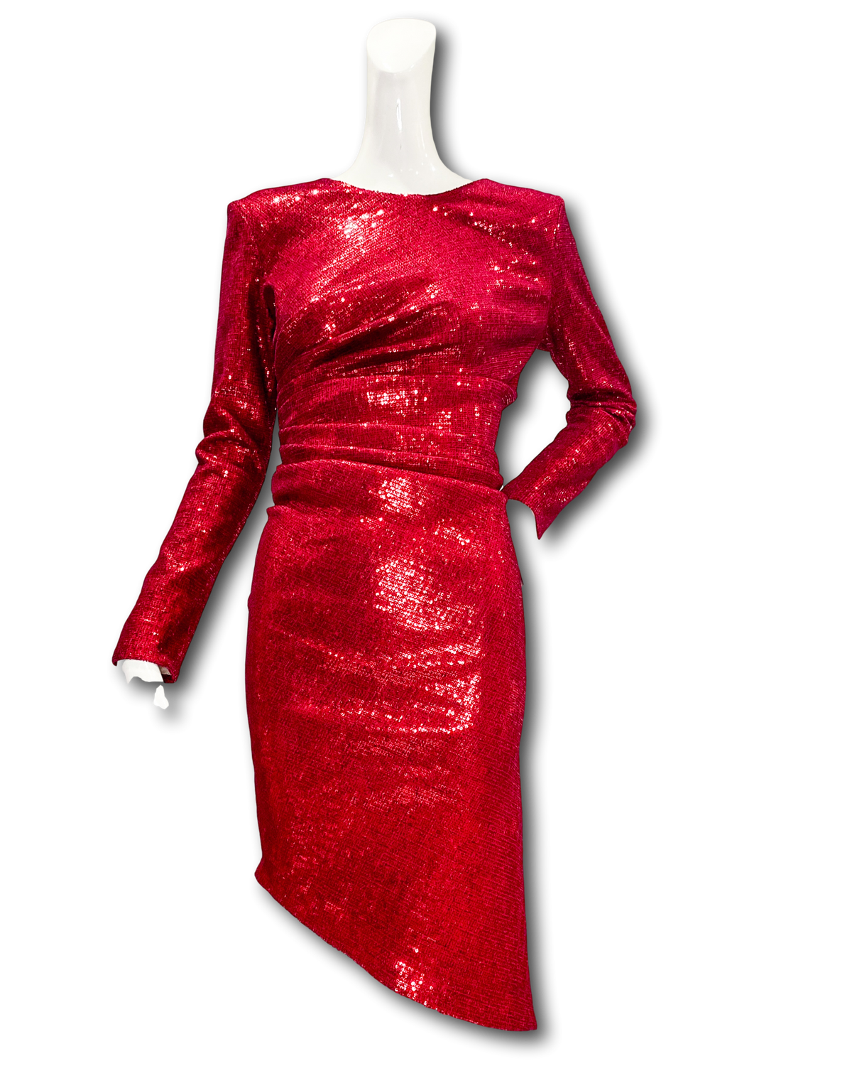 Cienega Dress | Red Sequins
