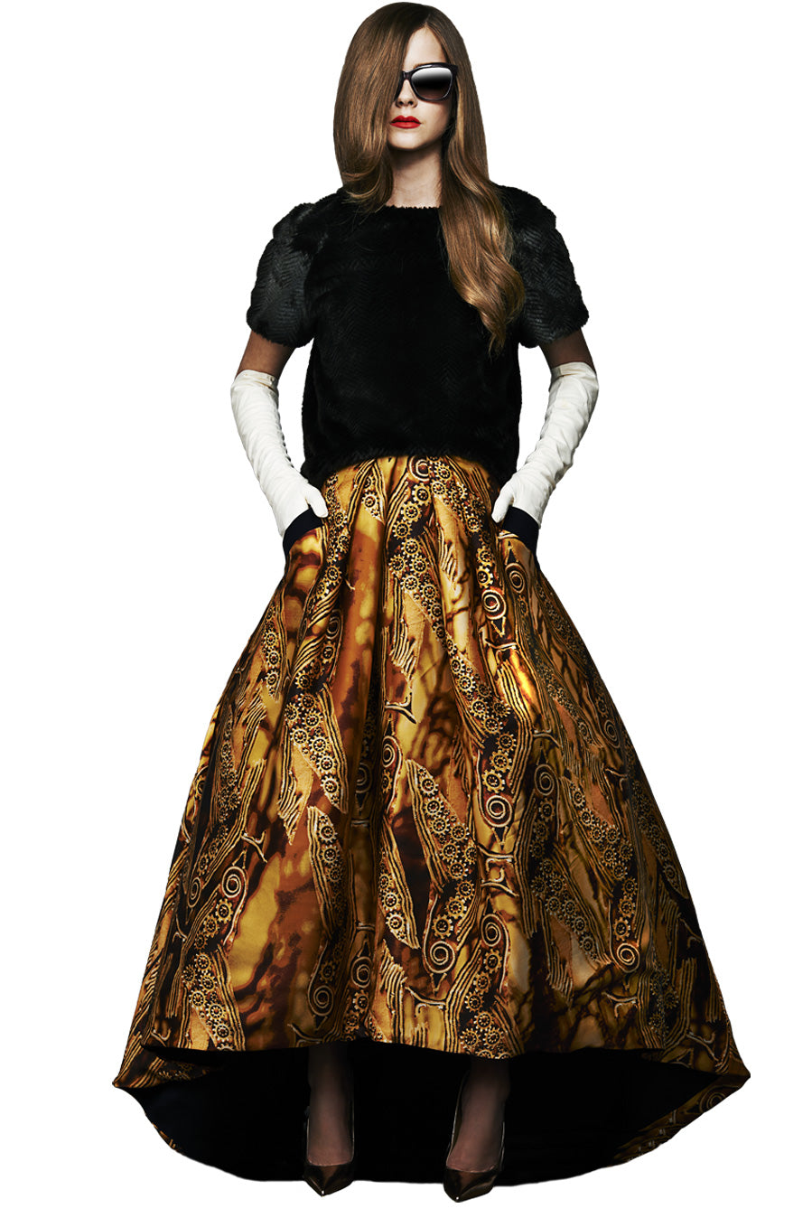 Alexandra Skirt | Silk Faille