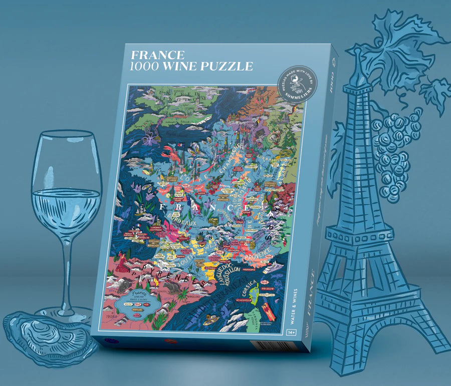 1000 Piece Wine Jigsaw Puzzle | France | Water &amp; Wines
