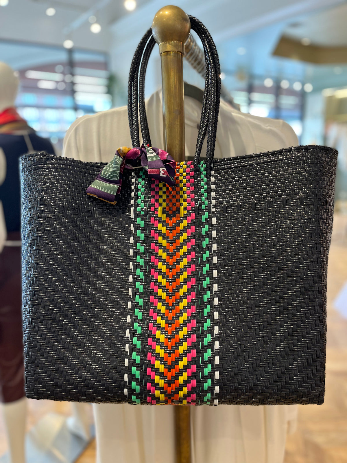 Mega Oaxaca Bag Multicolored Stripes | Equal Hands