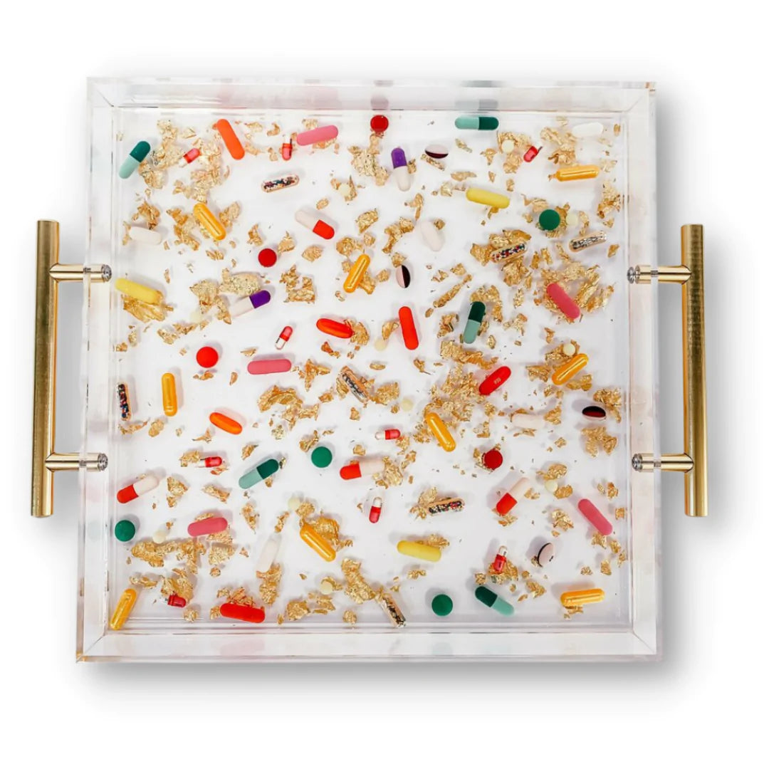 Large Tray | Pills & Gold | Tart by Taylor