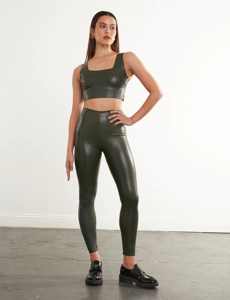 Faux Leather Leggings With Perfect Control | by Commando