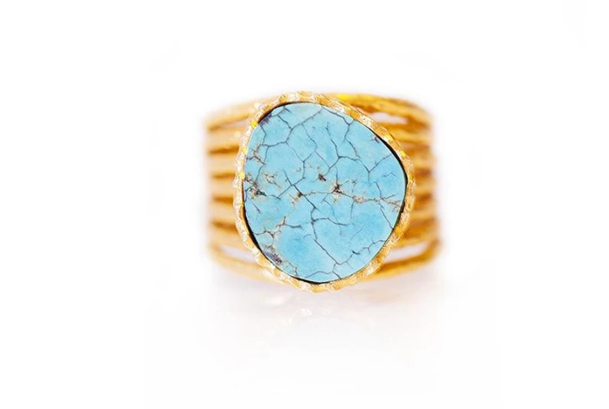 Stackable Ring | Turquoise | Christina Greene