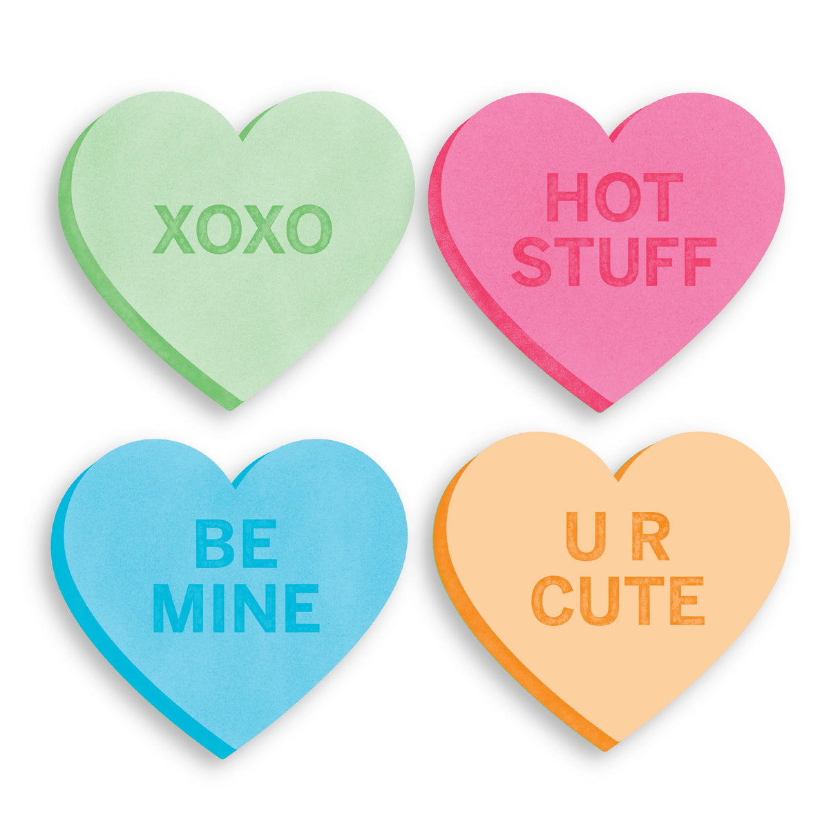 Coasters - Set of 4 | Conversation Hearts   | Tart by Taylor