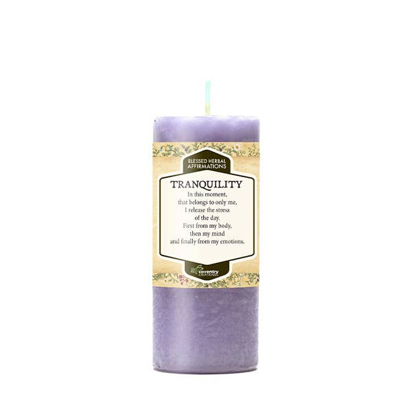 Affirmation Candle | Tranquility | Coventry Creations