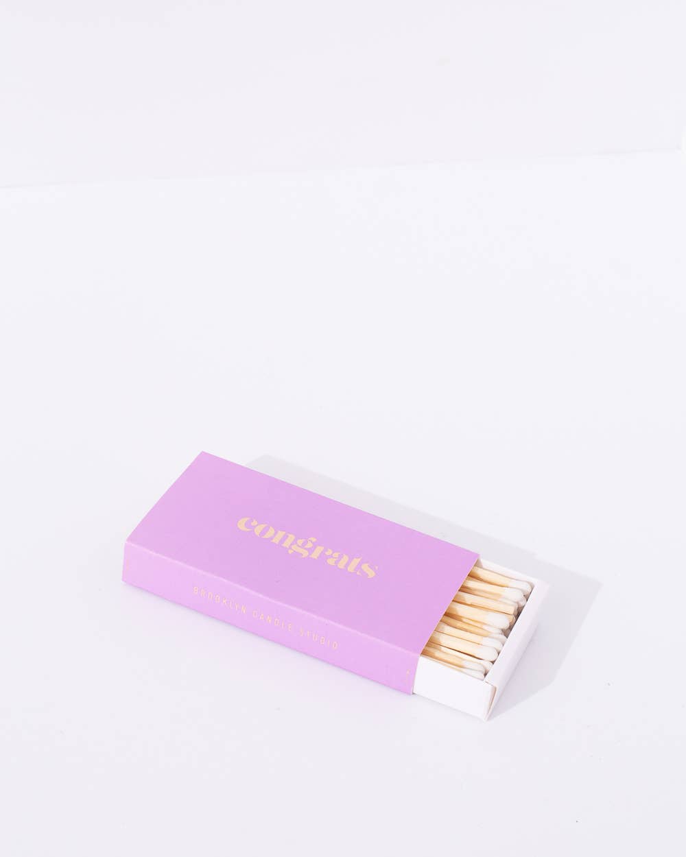 XL Statement Matches | Congrats/Lilac | Brooklyn Candle Studio