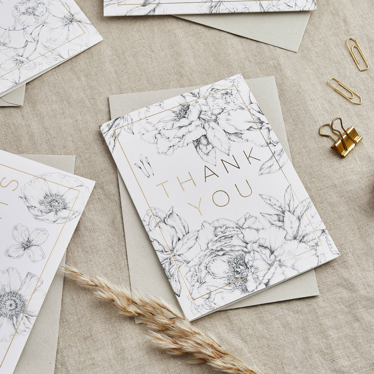 Greeting Card | Natural Luxe/Thank You | Catherine Lewis Design