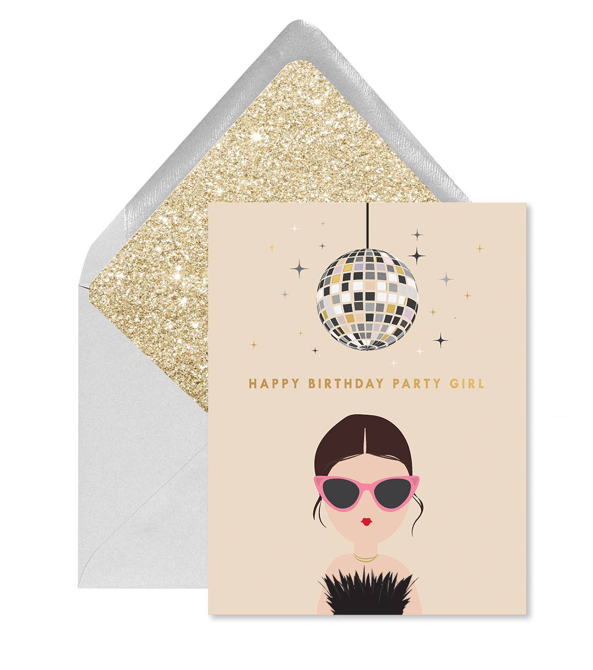 Birthday Card | Disco Party Girl | Ginger P. Designs