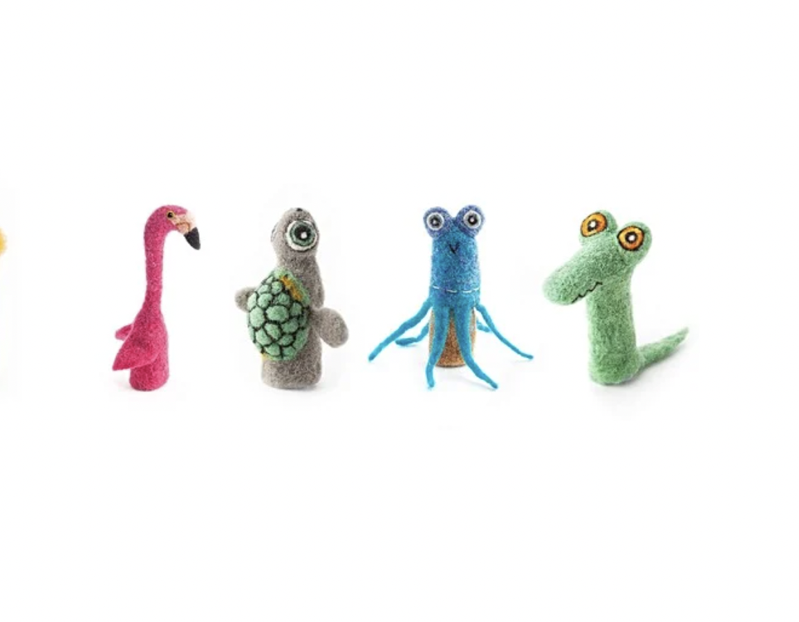 Aquatic Finger Puppet Collection | Sew Heart Felt