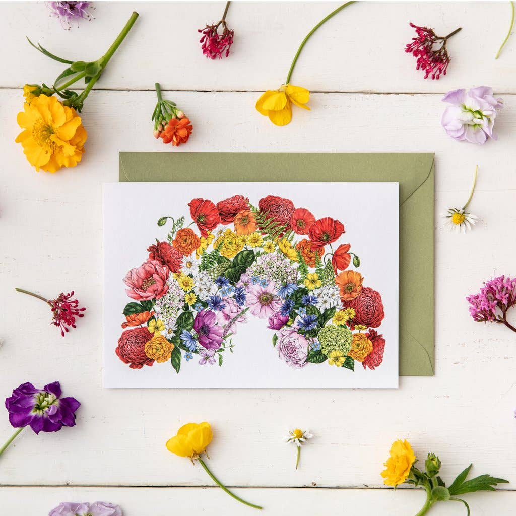 Greeting Card | Botanical Rainbow | Catherine Lewis Design