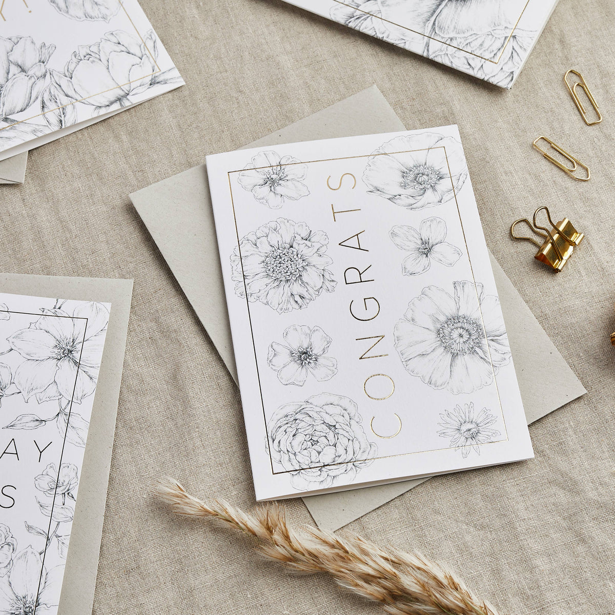 Greeting Card | Natural Luxe/Congrats | Catherine Lewis Design