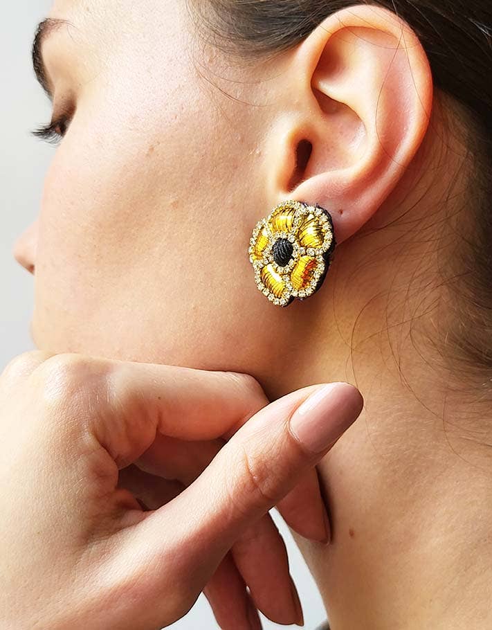 Clip-On Earrings | Nina Simone | Céleste Mogador