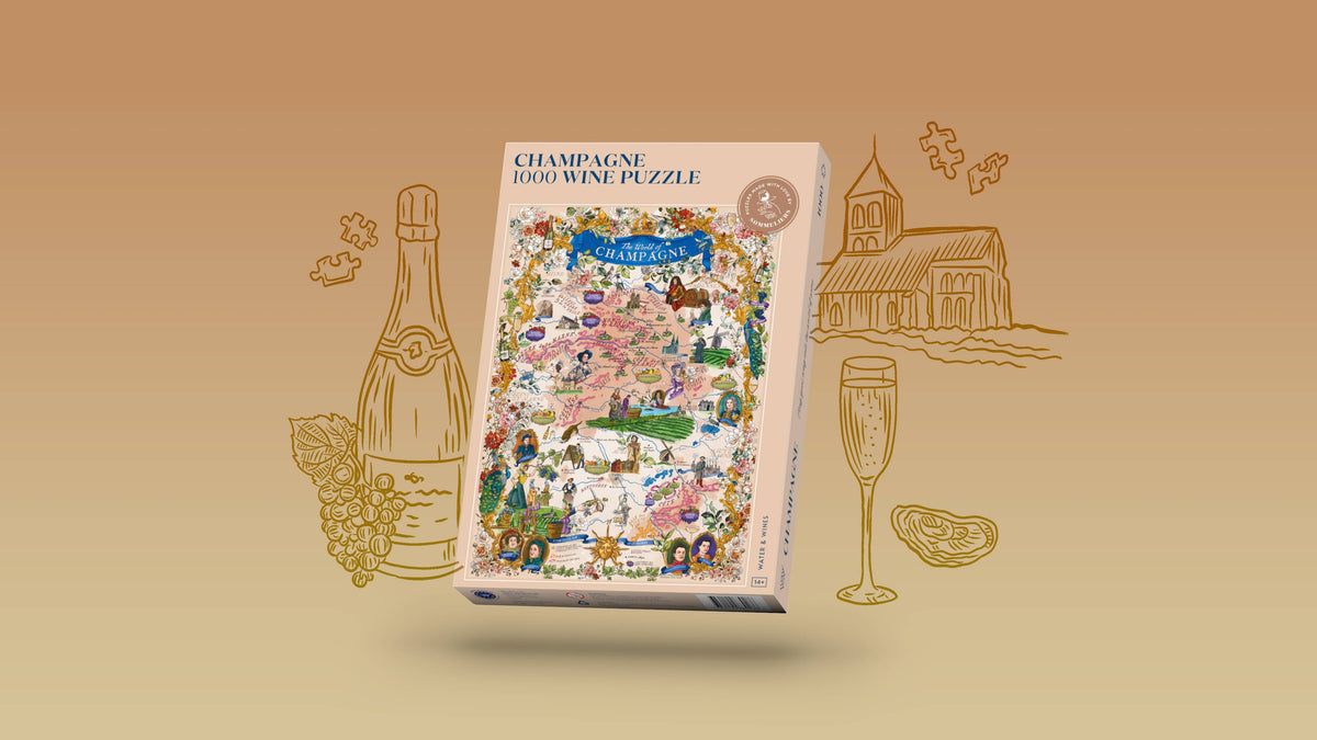 1000 Piece Wine Jigsaw Puzzle | Champagne | Water &amp; Wines