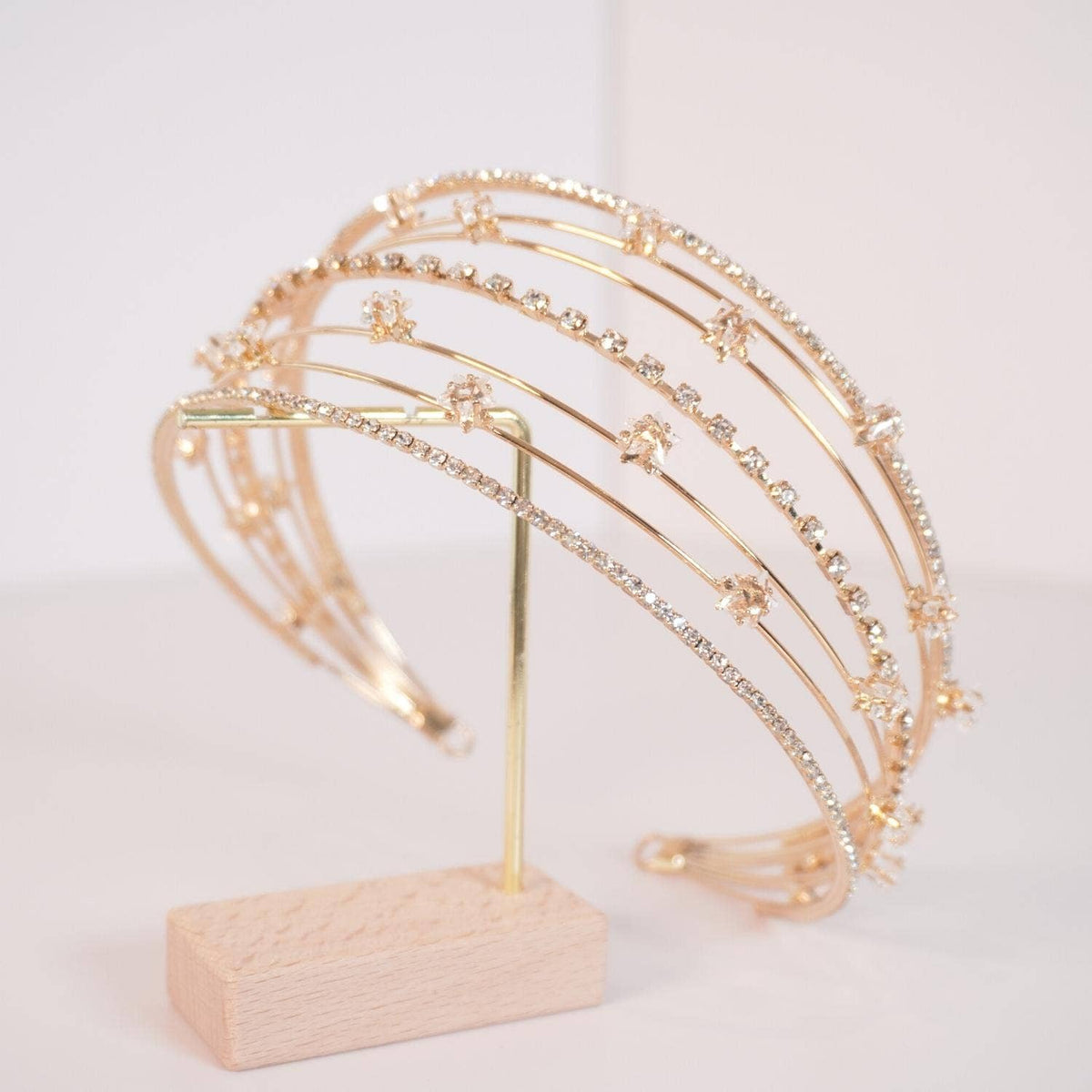 Star Gazing Crown | Gold Crystal